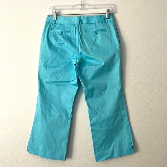 Lilly Pulitzer Women’s Capri Pants Size 4 in Turquoise Blue - Picture 4 of 6